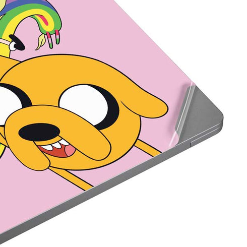 Adult Swim Adventure Time Riding in a Unicorn Universal Laptop 16in (13 x 9.4in) Skin